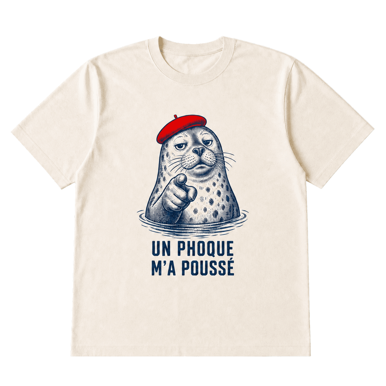 The organic T-shirt — A seal pushed me
